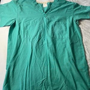 Hospital Green Scrub Top